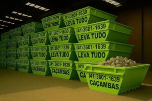 Locação de caçamba no Sítio Cercado: descubra como facilitar seu projeto