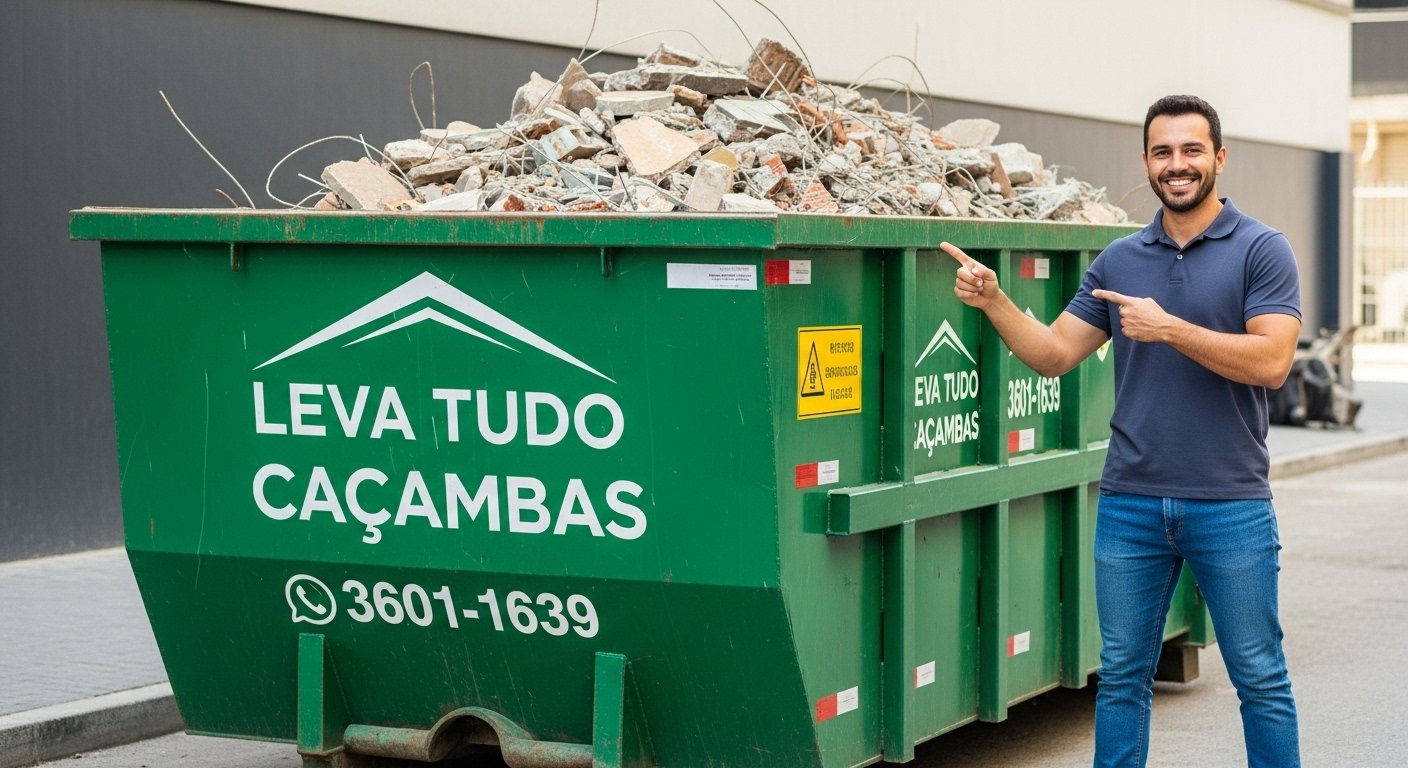 Caçamba de entulho perto de mim